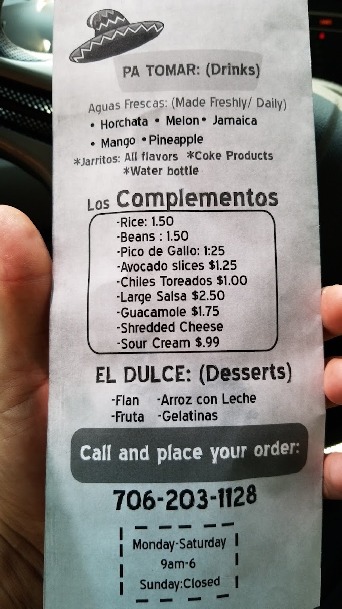 Menu Takoz Express-8